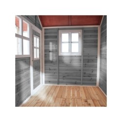 EXIT Loft 750 puinen leikkimökki - harmaa