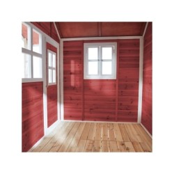EXIT Loft 750 puinen leikkimökki - punainen