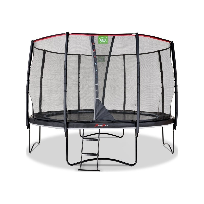 EXIT PeakPro trampoliini ø366cm - musta