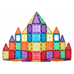 108-osainen Dream Castle Series MNTL värikäs magneettinen rakennuspalikkasetti