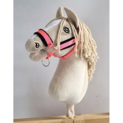 A3-hobbihevosriimu säädettävä pehmusteella, neon pinkki/musta