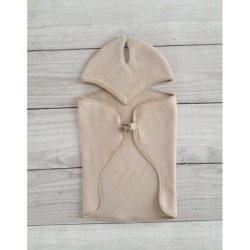 A4 hobby hevosen fleecepeitto + korvat, beige