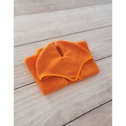 A4 hobby hevosen fleecepeitto + korvat, oranssi