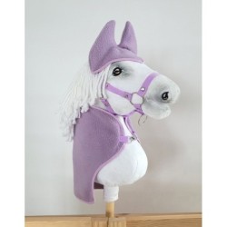 A4 hobby hevosen fleecepeitto + korvat, violetti