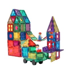 120-osainen Animal Paradise Series MNTL magneettiset rakennuspalikat, värikäs